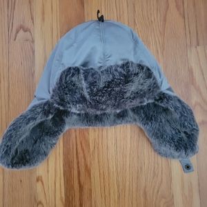 Womens Eddie Bauer Down faux fur hat, Nwt